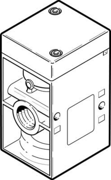 Festo VL/O-3-3/4 10049 Magnetventil, Pneumatisch-betätigt