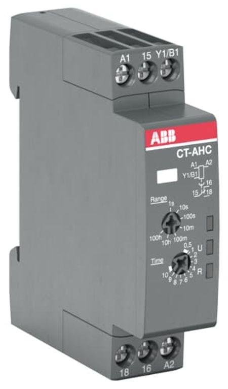 Produktfoto 1 von ABB CT-C Zeitrelais, DIN-Schienen, Snap-On, 0.05 s - 100h, 24 → 240V ac, 1 Kont. Einfach, 1-poliger Wechsler