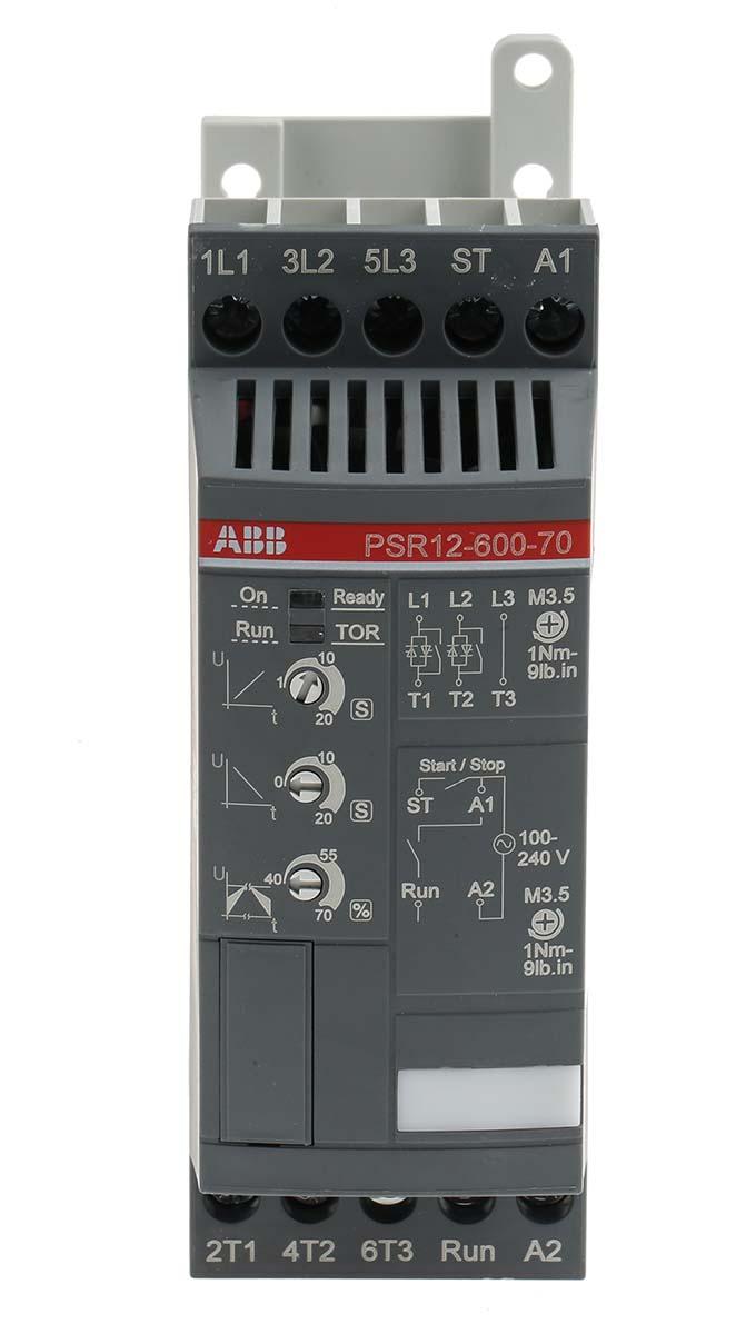 Produktfoto 1 von ABB PSR Sanftstarter 3-phasig 5,5 kW, 600 V ac / 12 A