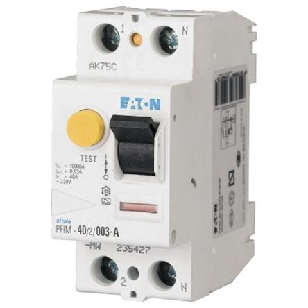 Produktfoto 1 von Eaton Eaton Moeller RCD/FI, 2-polig, 16A, 10mA Typ AC PFIM