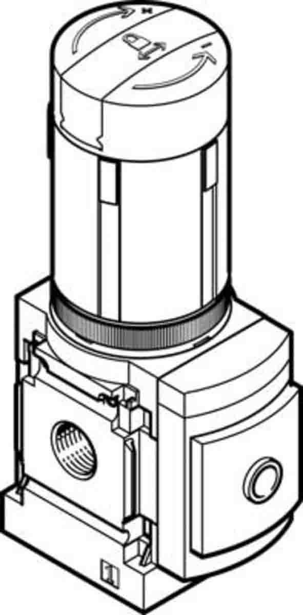 Produktfoto 1 von Festo ms Pneumatikregler G1/8 1150l/min 0.3bar