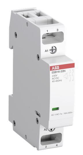 ABB ESB16-11N-01 ESB Leistungsschütz / 24 V Spule, 2 -polig 1 Schließer, 1 Öffner / 16 A, Sicherheit