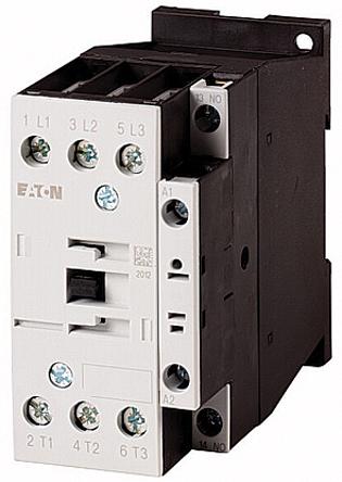 Produktfoto 1 von Eaton xStart Eaton Moeller Leistungsschütz / 24 V ac Spule, 3 -polig 3 Schließer, 400 V ac / 32 A