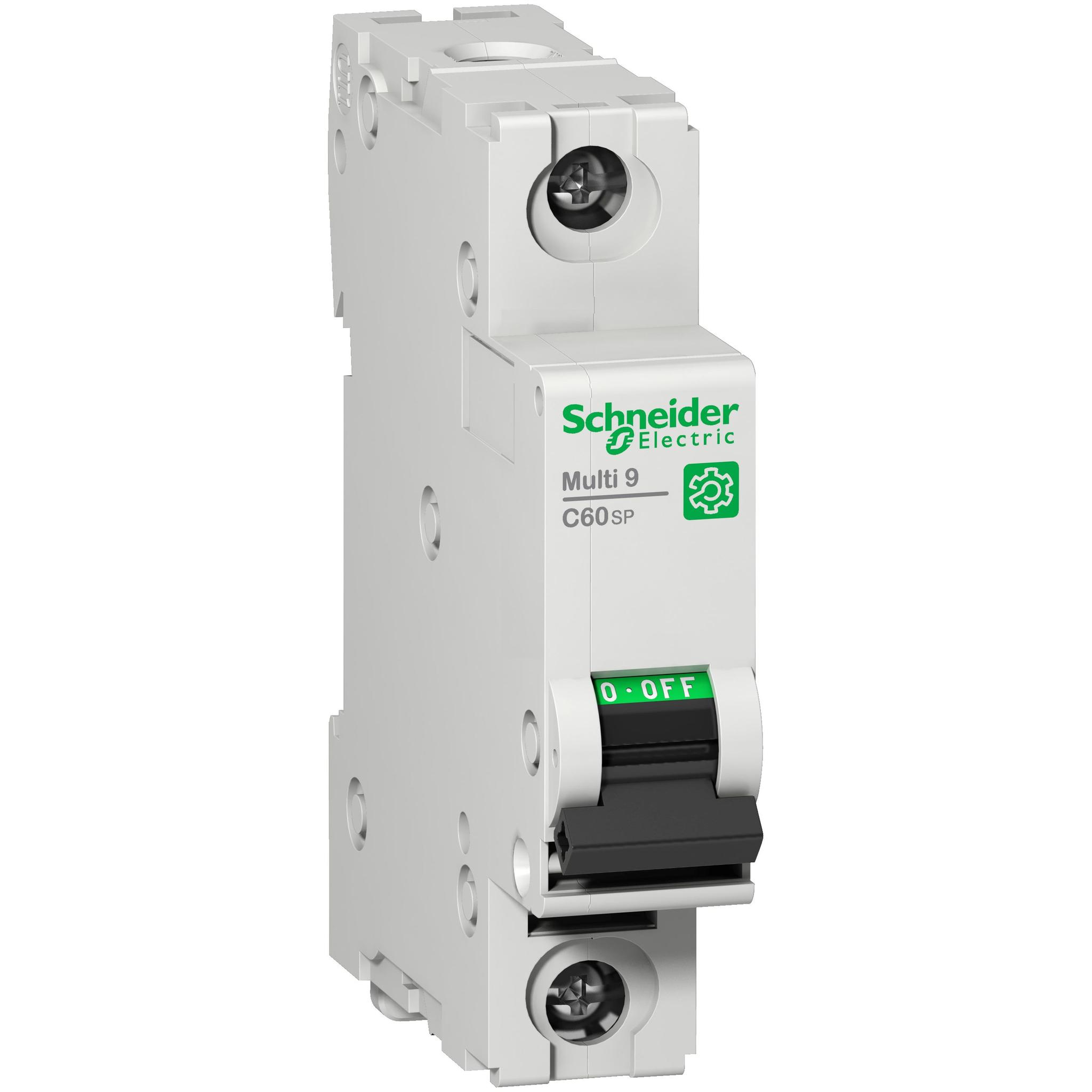 Schneider Electric C60SP Haushalts-MCB Leitungsschutzschalter Typ B, 1-polig 1A 415V, Abschaltvermögen 20 kA Multi 9