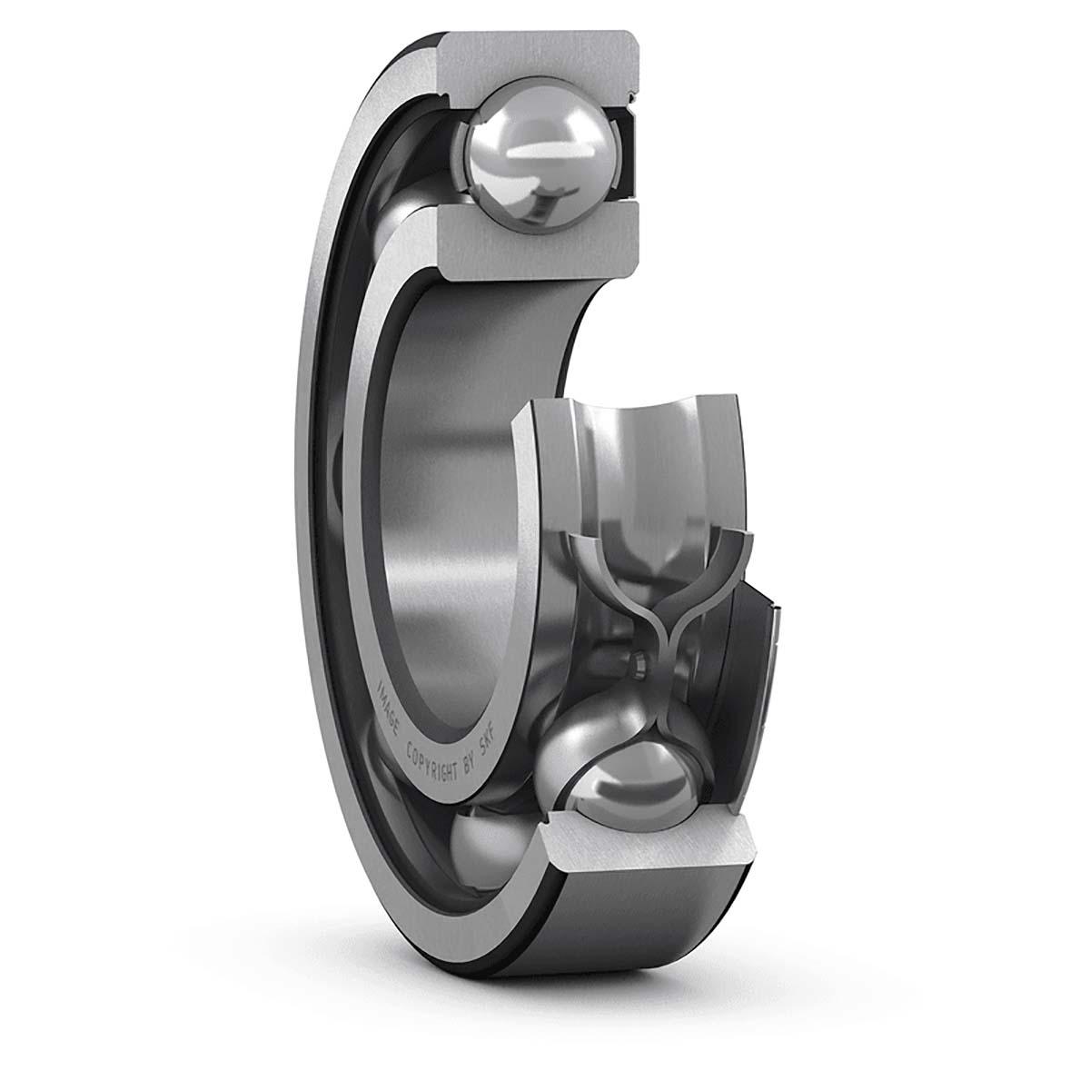 SKF Einreihiges Rillenkugellager Kugellager 1-reihig, Innen-Ø 30mm / Außen-Ø 62mm, Breite 16mm Einseitig geschirmt 62mm