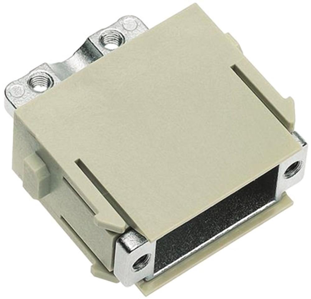 Produktfoto 1 von HARTING Han-Modular Robustes Power Steckverbinder-Modul, 9-polig Buchse, Adaptermodul