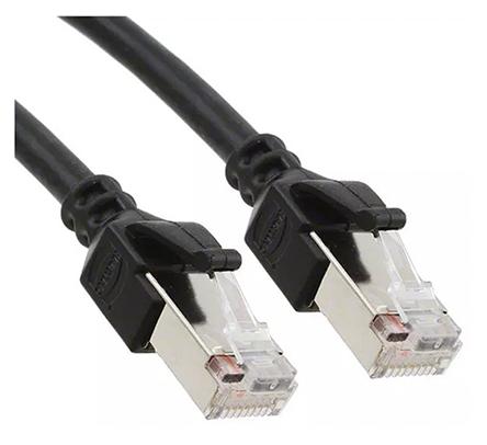 Produktfoto 1 von HARTING Ethernetkabel Cat.5e, 3m, Schwarz Patchkabel, A RJ45 SF/UTP Stecker, B RJ45, PUR