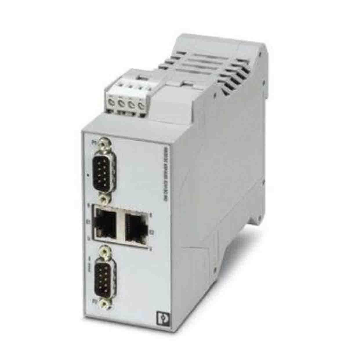 Produktfoto 1 von Phoenix Contact Serieller Device Server 2 Ethernet-Anschlüsse 2 serielle Ports RS232, RS422, RS485 100m 100Mbit/s