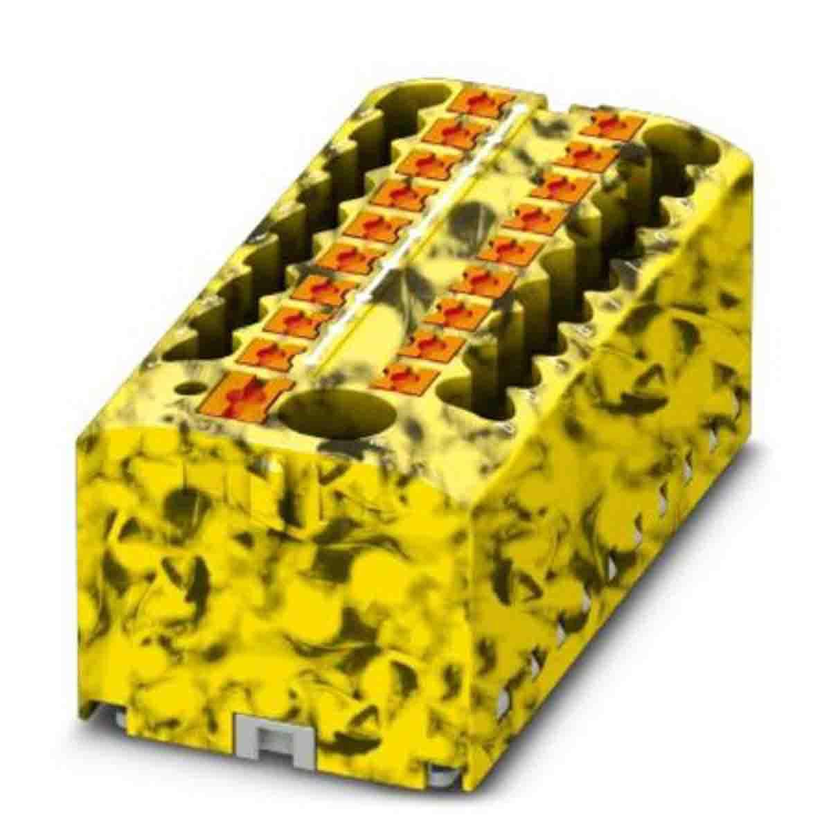 Phoenix Contact Einsteck Verteilerblock 19-polig , 26 bis 12 AWG, 24A / 450 V, 0.14 → 4mm², Polyamid, IP20