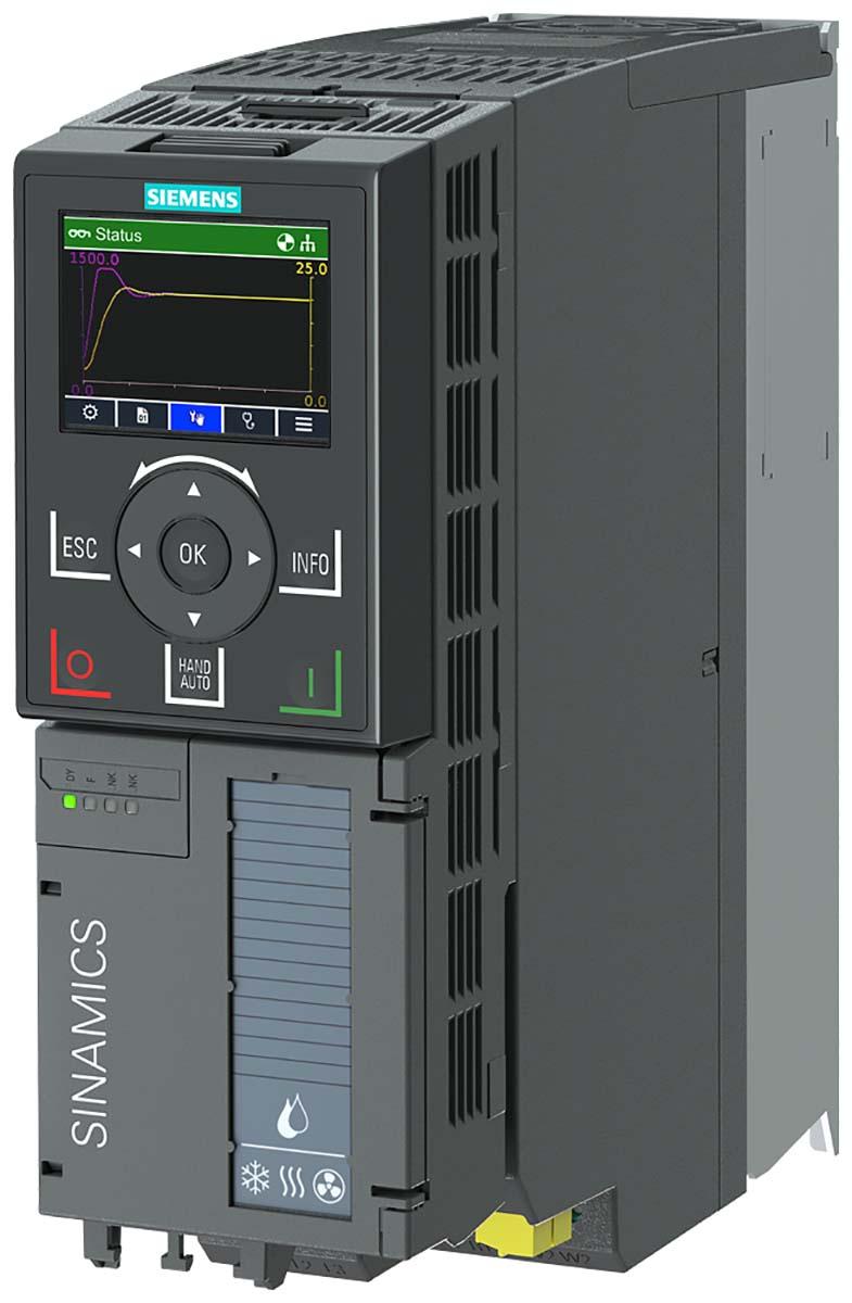 Siemens SINAMICS G120X Frequenzumrichter 2,2 kW, 480 V ac / 5,5 A für SINAMICS G120X