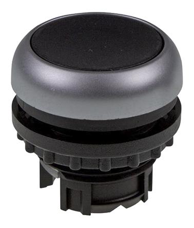 Eaton Eaton Moeller Drucktastenkopf Ø 22mm, Schwarz Tastend Rund Kunststoff, IP67