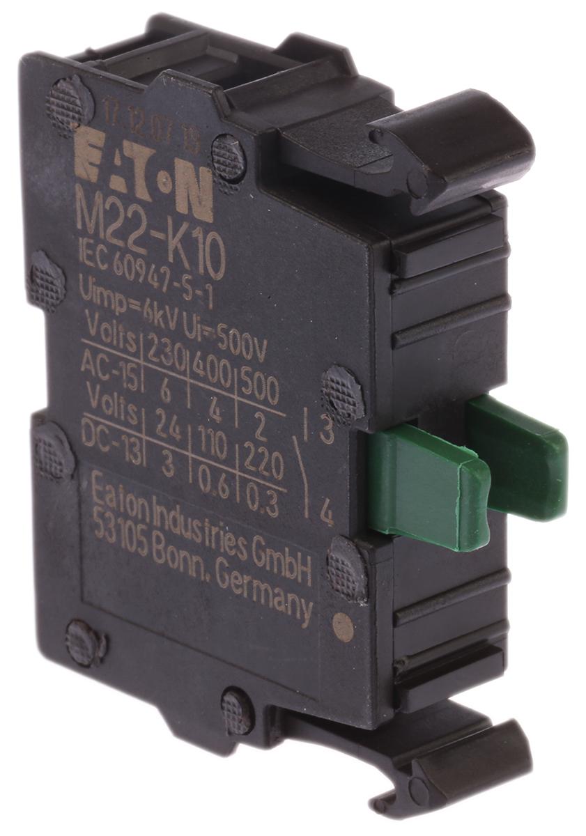 Eaton Eaton Moeller Kontaktblock, , 1 Schließer, 500V für Serie N(S)1(-4), Serie NZM1(-4), Serie PN1(-4),