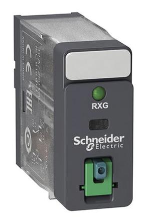 Produktfoto 1 von Schneider Electric Harmony Relay RXG  Monostabiles Relais, Steckrelais 2-poliger Wechsler 12V dc Spule / 530mW