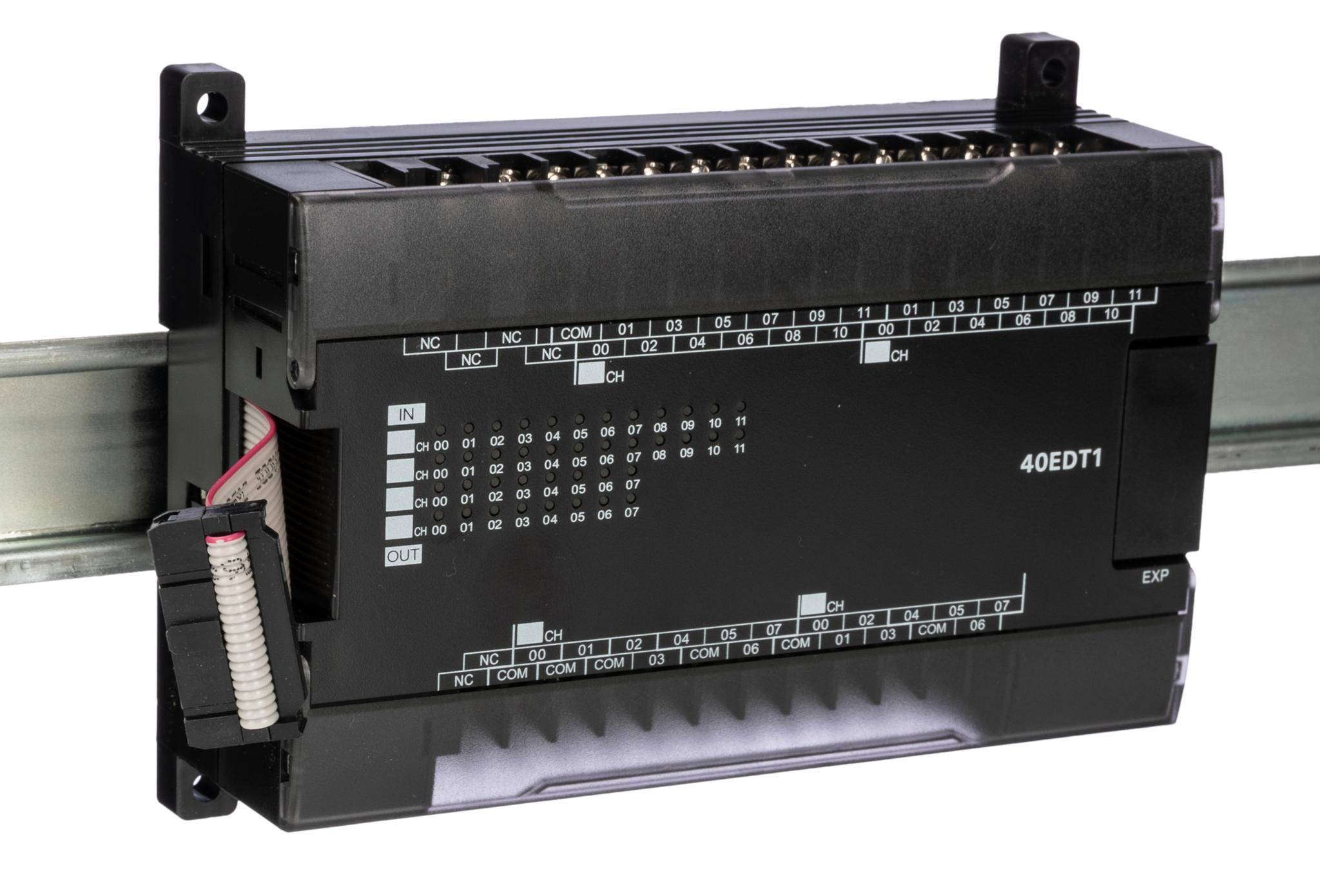 Produktfoto 1 von Omron PLC-Erweiterungsmodul für PLC-Modul, 24 x Spannung IN / 16 x Transistor OUT, 110 x 150 x 50 mm