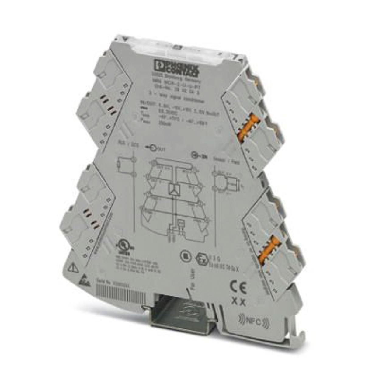 Produktfoto 1 von Phoenix Contact MINI MCR Signalwandler, Signalwandler 9.6 → 30V dc, Spannung 0 → 10V dc EIN / Spannung 0