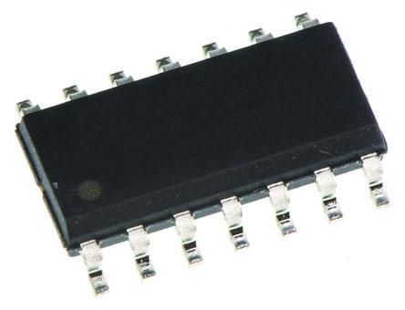 Produktfoto 1 von Texas Instruments Operationsverstärker SMD SOIC, biplor typ. ±12 V, ±15 V, ±5 V, ±9 V, 14-Pin