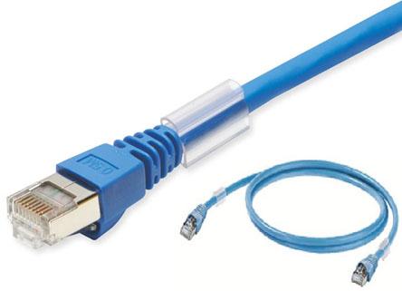 Produktfoto 1 von Omron XS6W Ethernetkabel Cat.6a, 300mm, Blau Patchkabel, A RJ45 S/FTP Stecker, B RJ45, LSZH