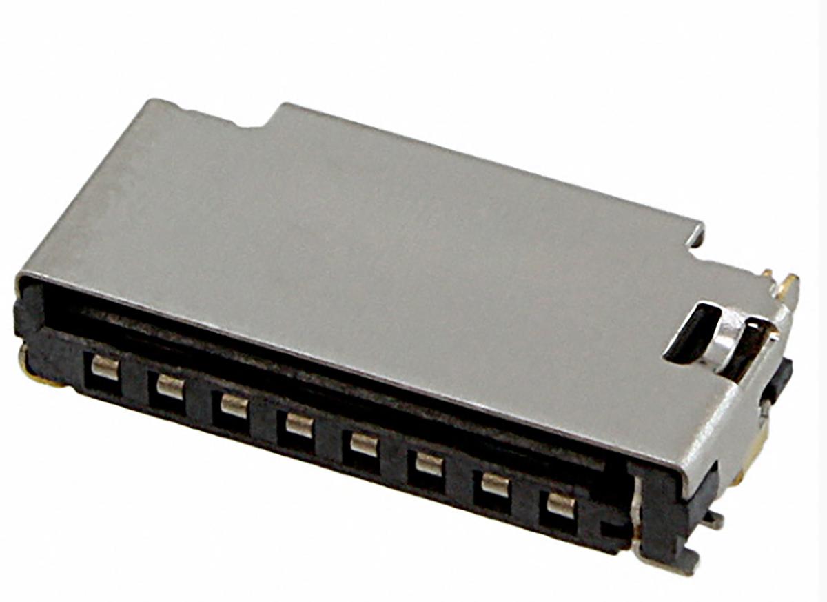 Molex Speicherkarten-Steckverbinder Buchse, 8-polig / 1-reihig, Raster 1.1mm, Push/Pull