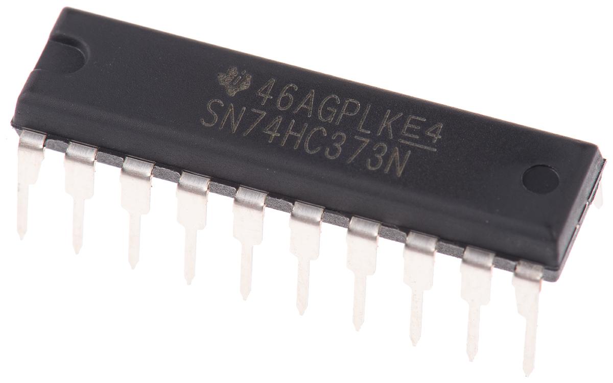 Produktfoto 1 von Texas 8bit Register HC Transparent D-Typ 3 Zustände, PDIP 20-Pin