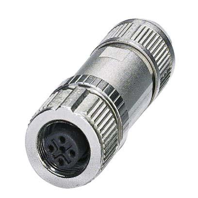 Phoenix Contact SACC 13 M12 Rundsteckverbinder Stecker 5-polig / 4.0A Kabelmontage, Schraubanschluss IP65, IP67