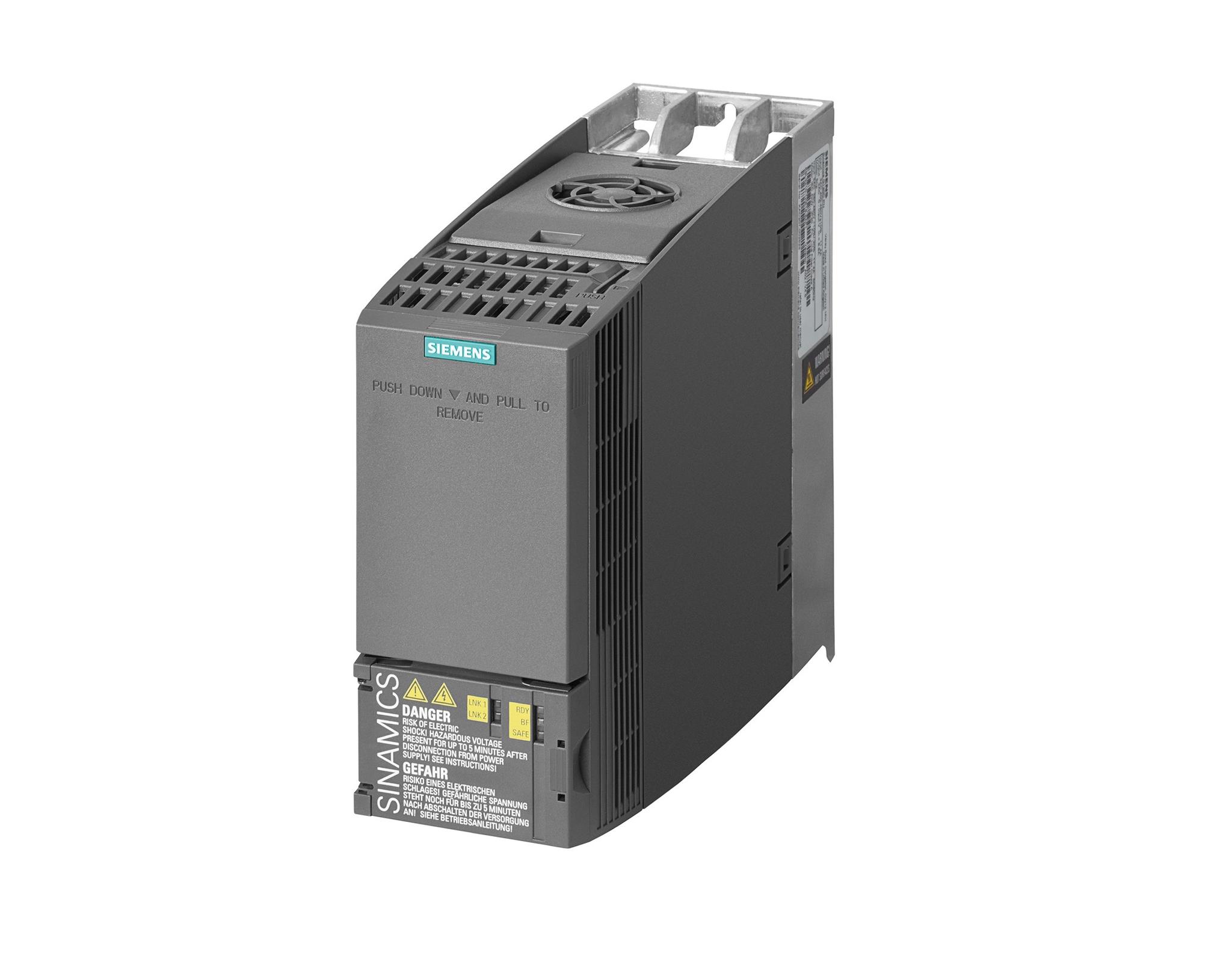 Siemens SINAMICS G120C, 3-Phasen Frequenzumrichter 3 kW, 400 V ac / 7,3 A 0 → 550 Hz für Wechselstrommotoren