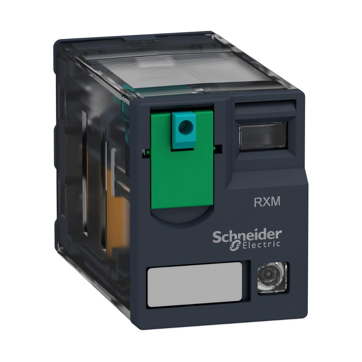 Produktfoto 1 von Schneider Electric Harmony Relay RXM  Monostabiles Relais, Steckrelais 2-poliger Wechsler 12A 12V dc Spule / 900mW