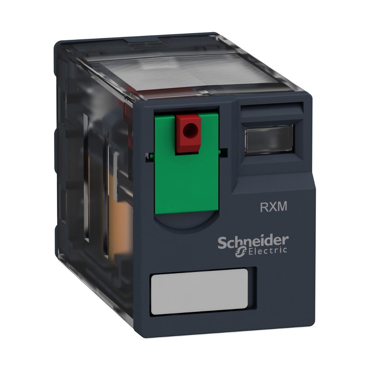 Produktfoto 1 von Schneider Electric Harmony Relay RXM  Monostabiles Relais, Steckrelais 4-poliger Wechsler 8A 120V ac Spule / 1.2W