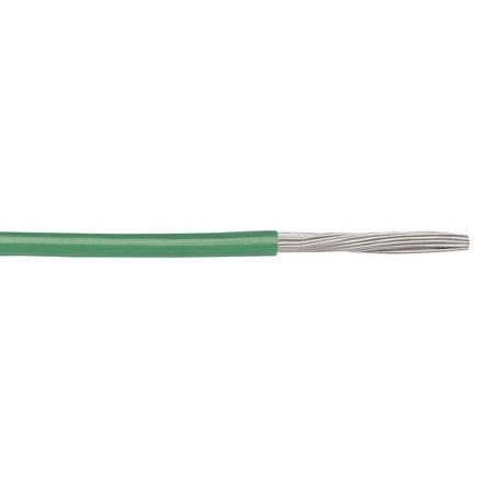 Produktfoto 1 von Alpha Wire Einzeladerleitung 0.35 mm², 22 AWG 30m Grün PVC isoliert Ø 1.57mm 7/0,25 mm Litzen UL1007