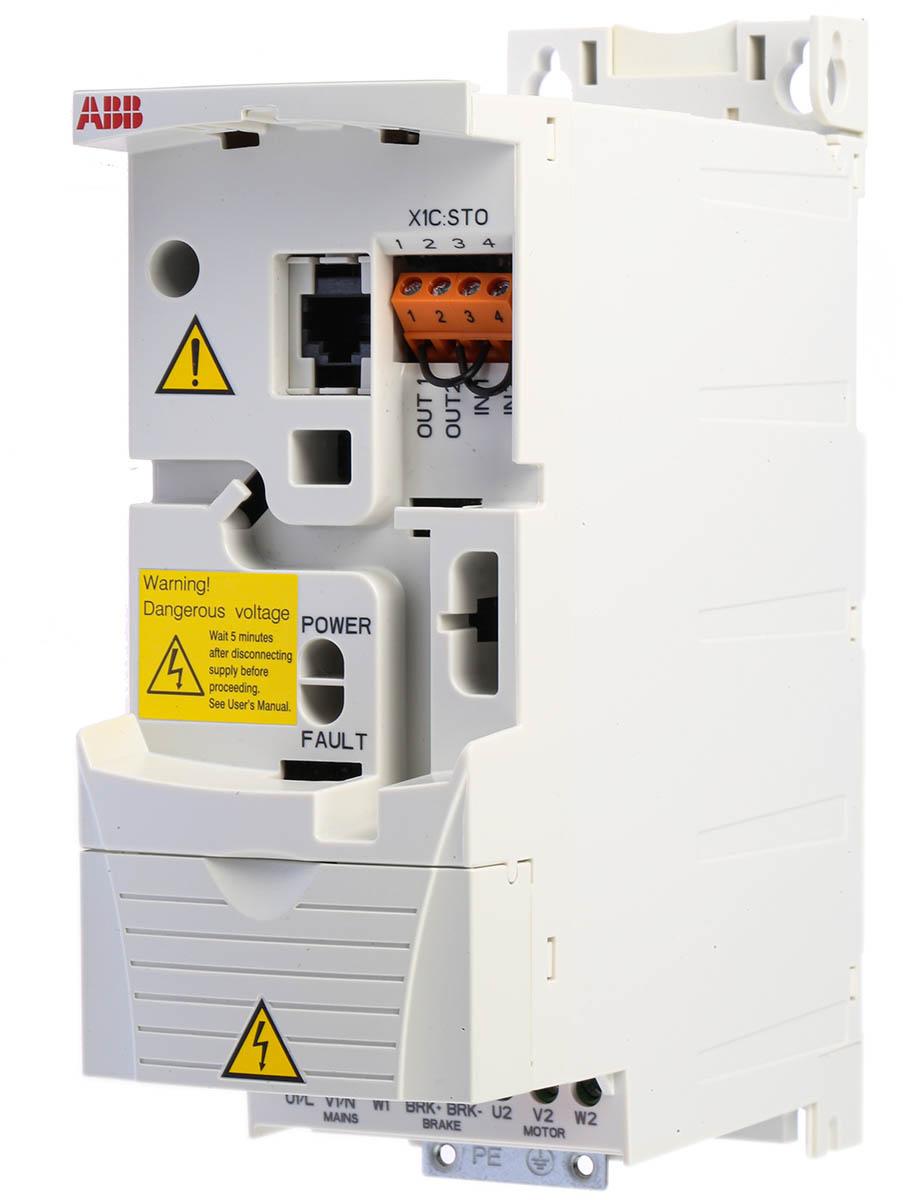 ABB ACS355, 3-Phasen Frequenzumrichter 1,5 kW, 400 V ac / 4,1 A 0 → 600Hz für Wechselstrommotoren