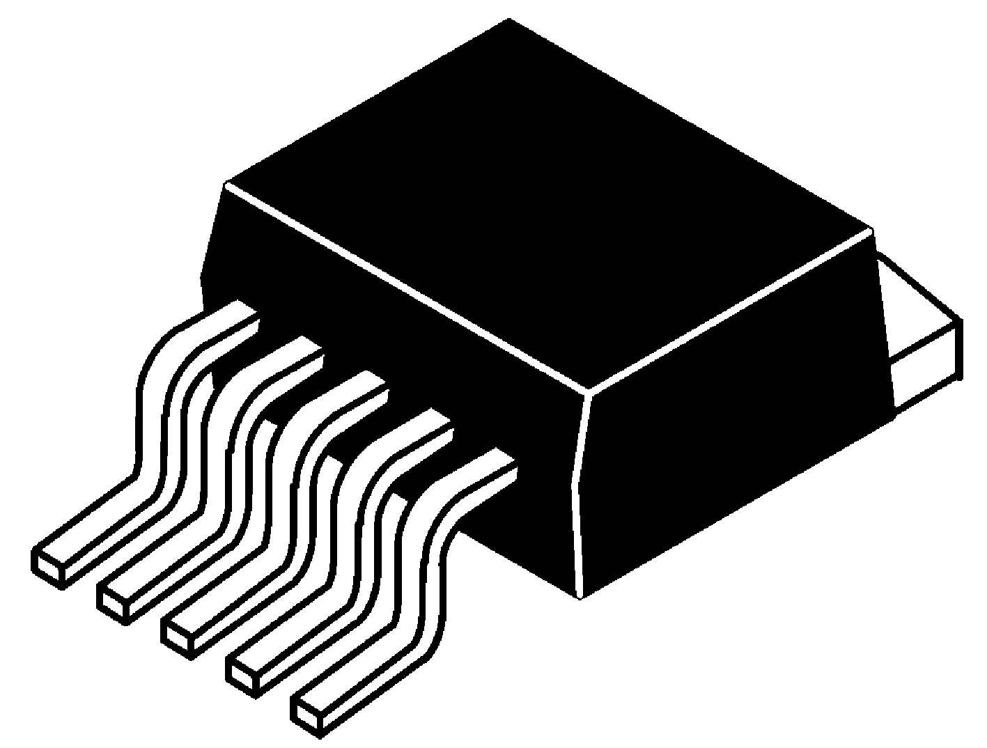 Produktfoto 1 von Texas Instruments Abwärtswandler 1A, Buck Controller 4 V / 60 V Fest SMD 5-Pin