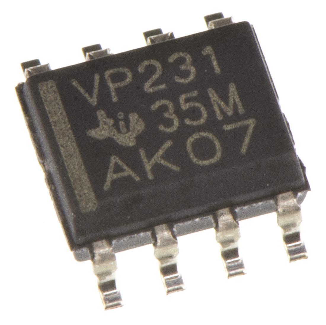 Produktfoto 1 von Texas Instruments CAN-Transceiver, 1Mbit/s 1 Transceiver ISO 11898, Sleep 17 mA, SOIC 8-Pin