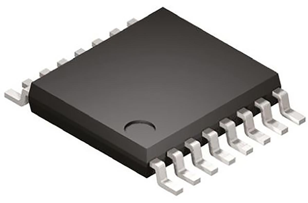 Produktfoto 1 von Texas Instruments LVDS-Sender Quad LVTTL LVDS, 400Mbit/s SMD 4 Elem./Chip, TSSOP 16-Pin