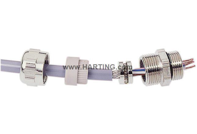 HARTING EMC Kabelklemme für Steckverbinder, M20, M20