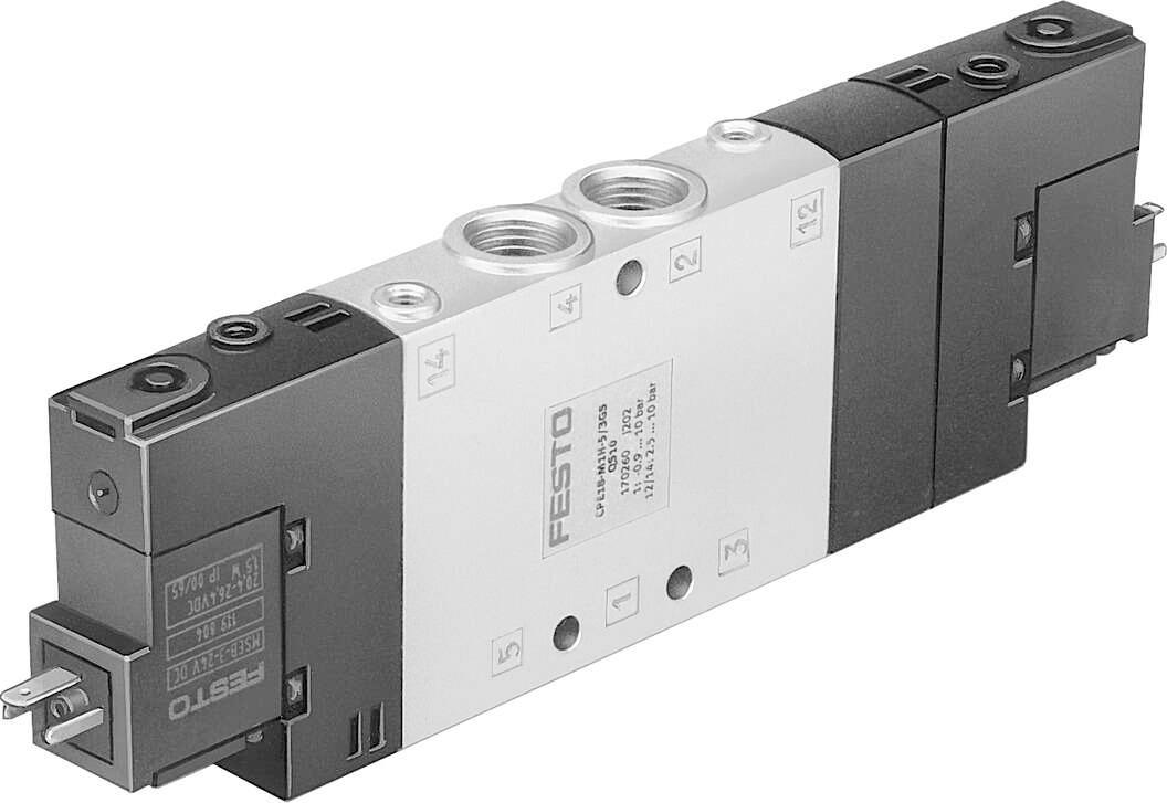 Produktfoto 1 von Festo CPE 170247, G1/4 Vorgesteuertes Magnetventil 24V dc, Elektrisch-betätigt