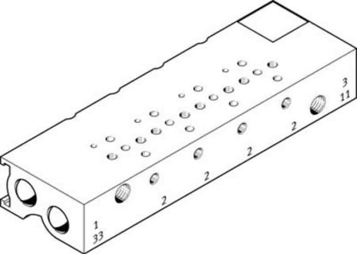 Festo Serie MH Verteilerbaugruppe, 4-Stationen