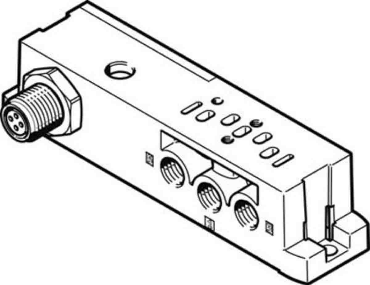 Produktfoto 1 von Festo Serie VABS, Aluminiumdruckguss Sockel