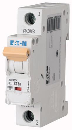 Eaton PXL, S200 MCB Leitungsschutzschalter Typ C, 1-polig 13A 400V, Abschaltvermögen 10 kA xPole DIN-Schienen-Montage