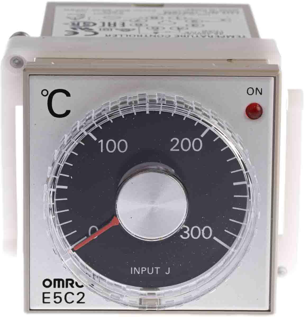 Produktfoto 1 von Omron E5C2 Digital Thermometer/ Thermoelement Typ J Eingang, 100 → 240 V ac, 48 x 48mm