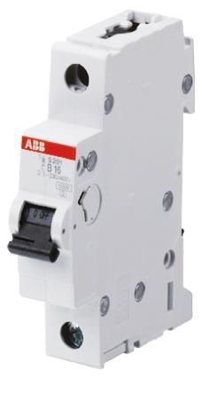 Produktfoto 1 von ABB S200 MCB Leitungsschutzschalter Typ B, 1-polig 25A 230V, Abschaltvermögen 6 kA System Pro M Compact