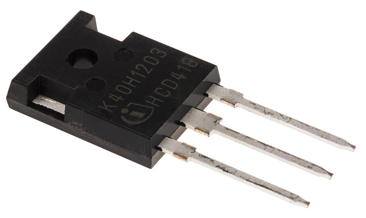 Produktfoto 1 von Infineon IGBT / 80 A ±20V max., 1200 V 483 W, 3-Pin TO-247 N-Kanal