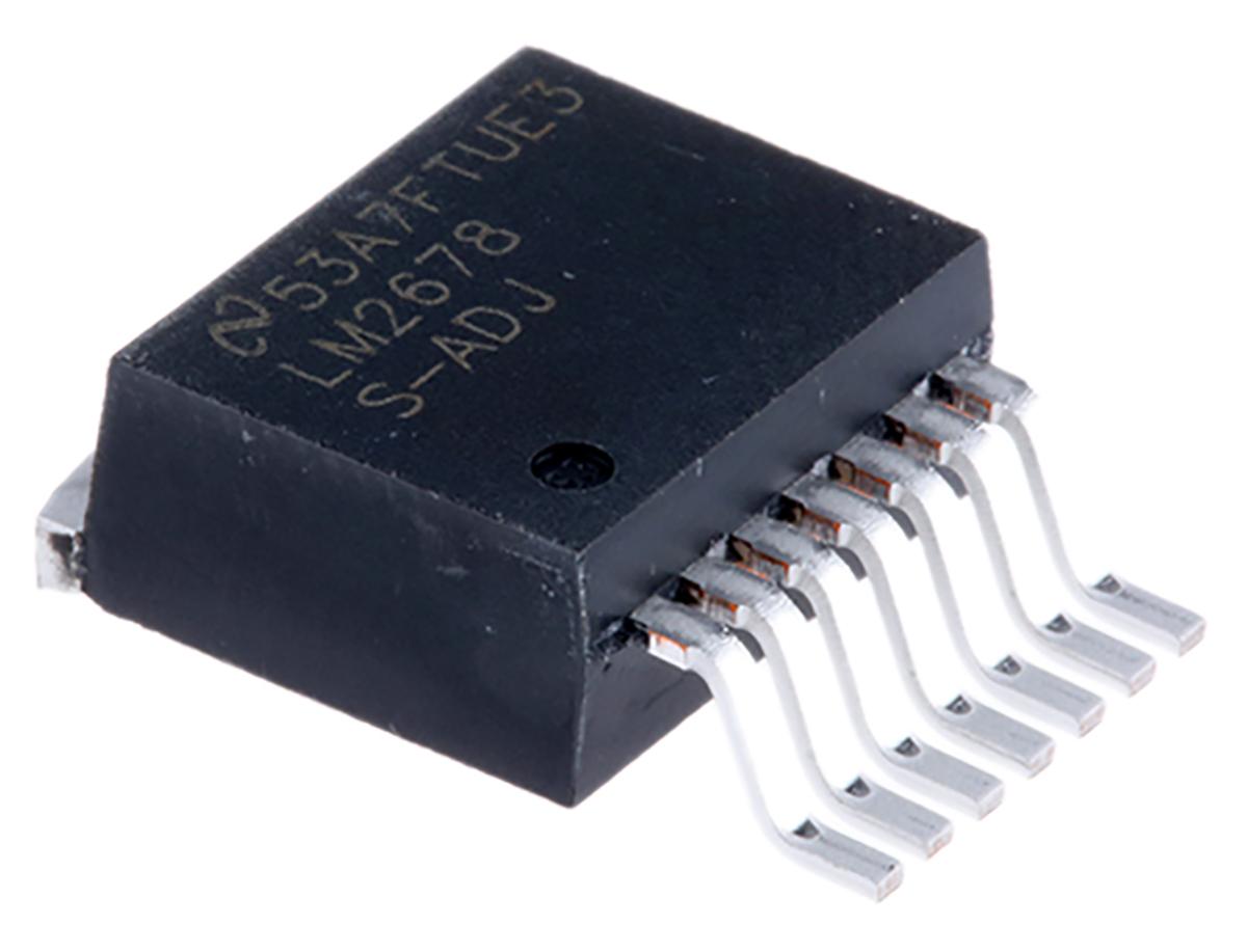 Produktfoto 1 von Texas Instruments Abwärtswandler 5A 37 V Buck Controller 1,2 V 8 V / 40 V Einstellbar SMD 7-Pin