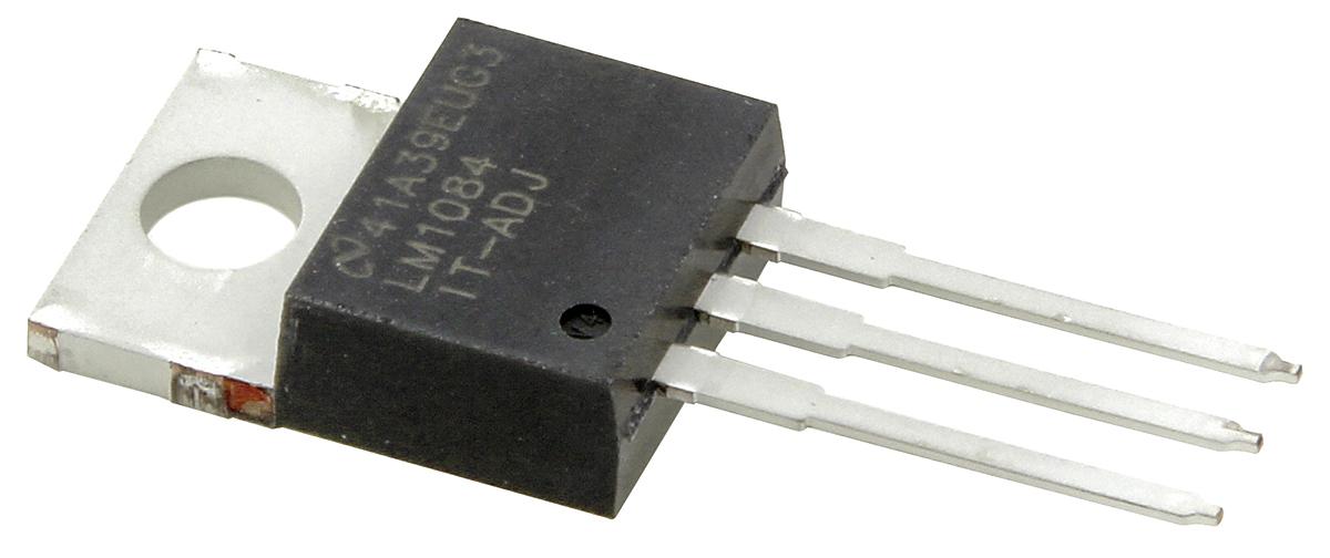 Produktfoto 1 von Texas Instruments Spannungsregler 5A, 1 Niedrige Abfallspannung TO-220, 3-Pin, Einstellbar