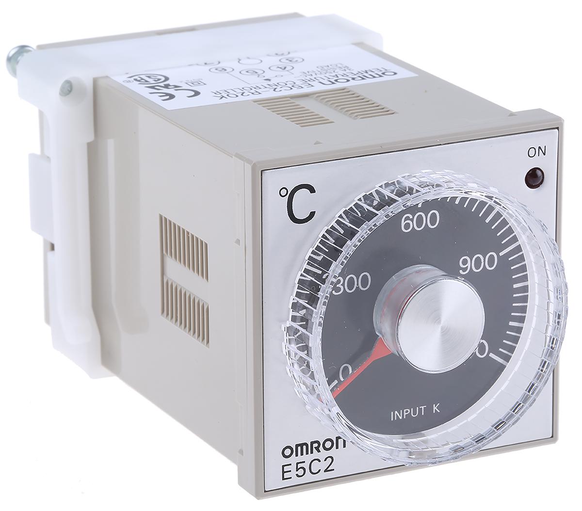 Produktfoto 1 von Omron E5C2 Zweipunkt-Temperaturregler/ Thermoelement, Typ K Eingang, 100 → 240 V ac, 48 x 48mm