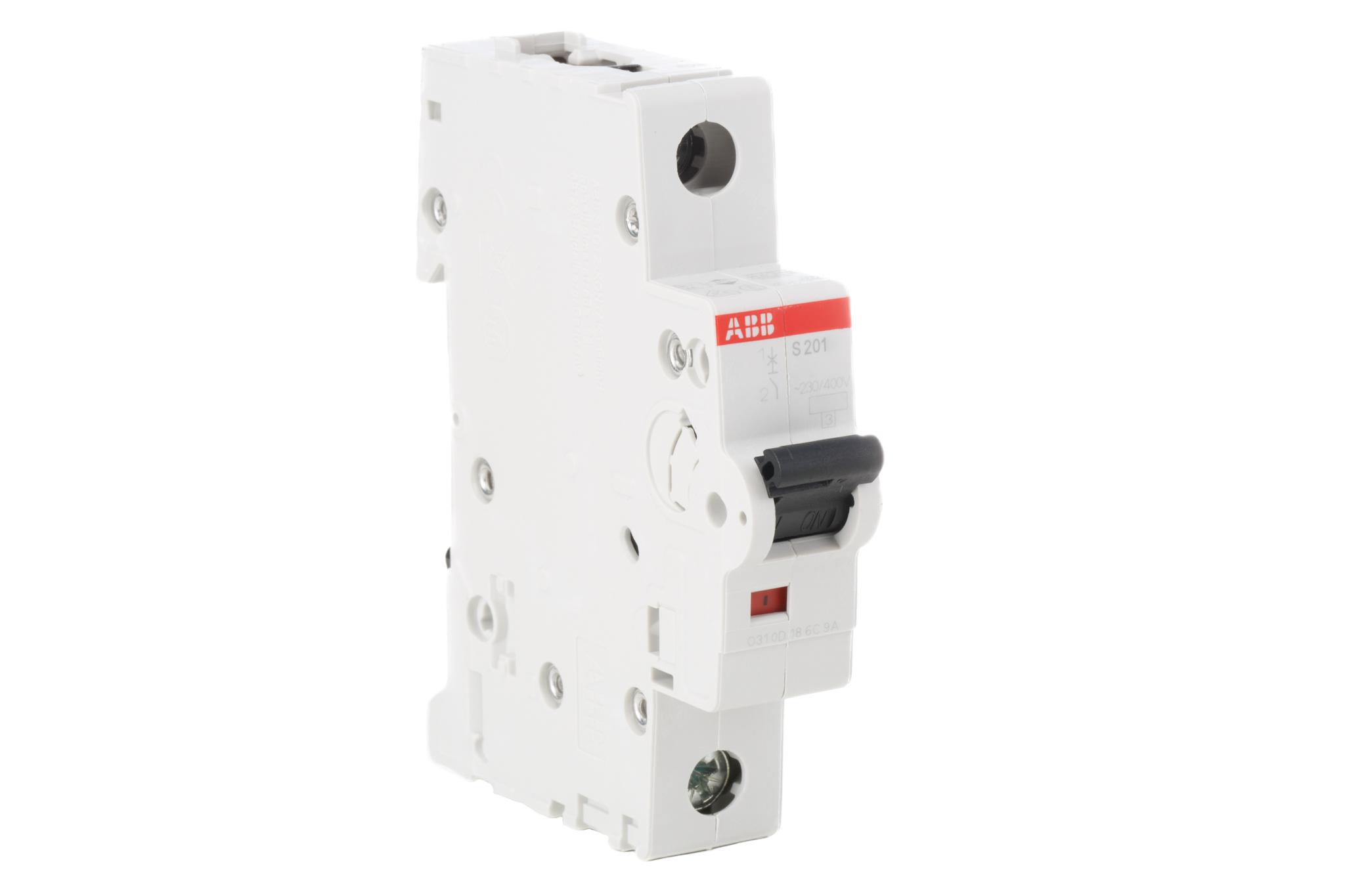 ABB S200M MCB Leitungsschutzschalter Typ C, 1-polig 2A 253V, Abschaltvermögen 10 kA System Pro M Compact