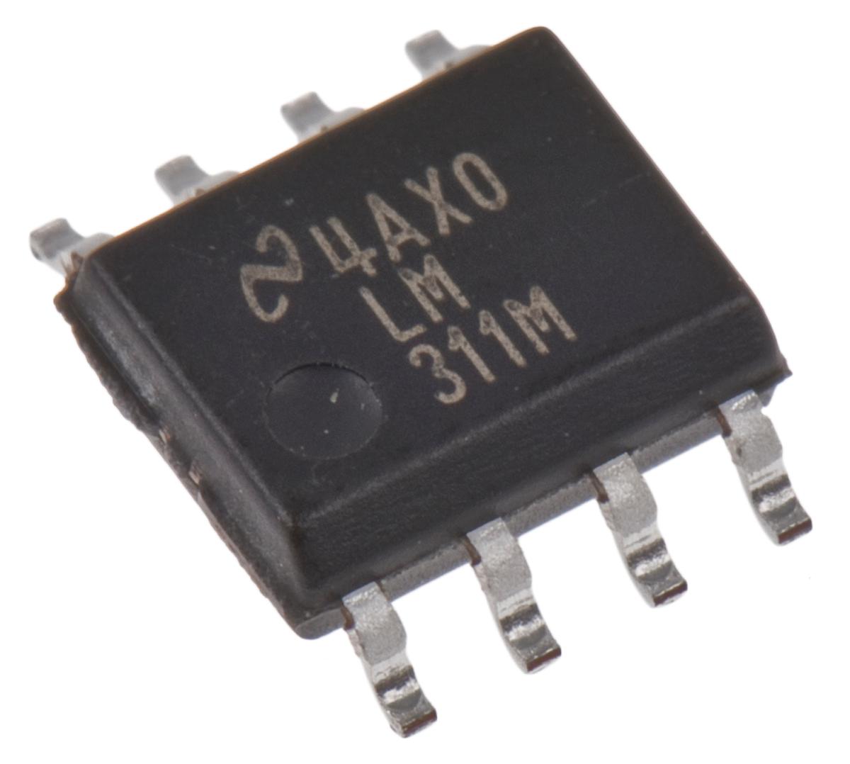 Produktfoto 1 von Komparator LM311M/NOPB, Open Collector 0.2μs 1-Kanal SOIC 8-Pin 9 → 28 V