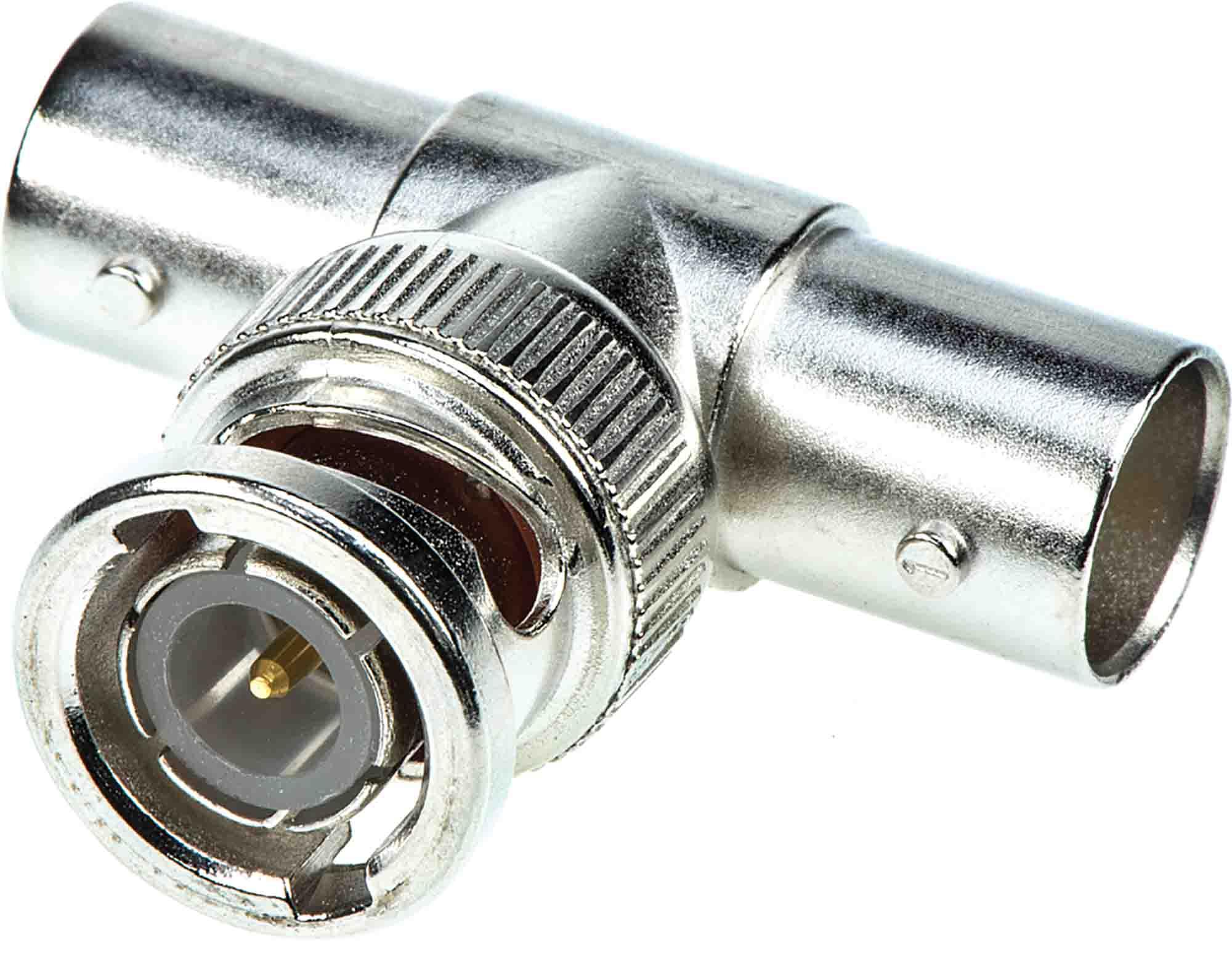 Produktfoto 1 von HF Adapter, BNC - BNC, 50Ω, Weiblich - Male, T-Abzweig, Koaxial Normal