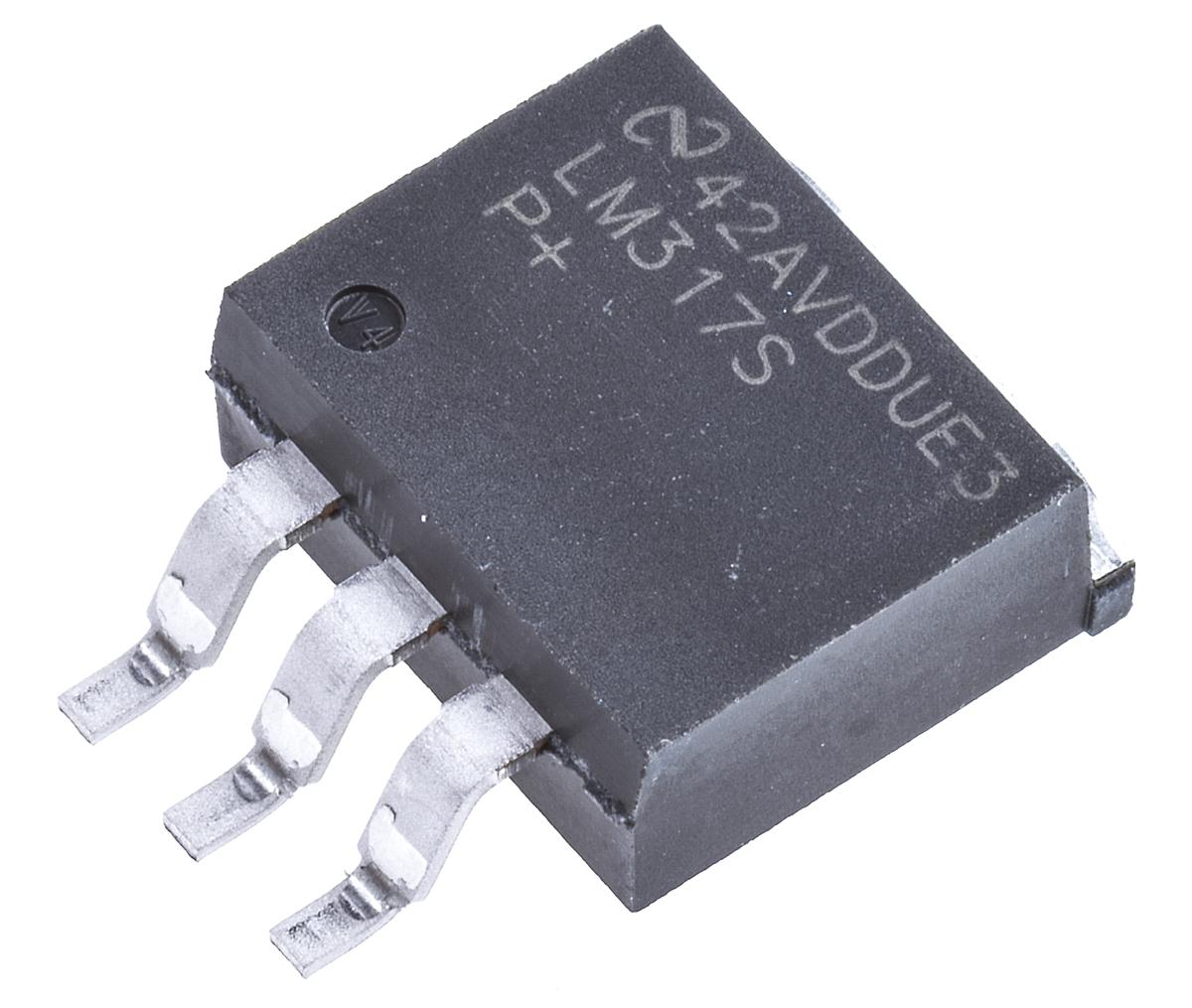 Produktfoto 1 von Texas Instruments Spannungsregler 1.5A, 1 Linearregler D2PAK (TO-263), 3-Pin, Einstellbar