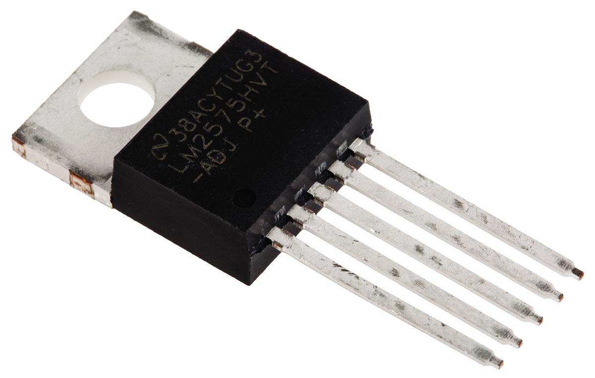 Produktfoto 1 von Texas Instruments Abwärtswandler 1A 57 V, Buck Controller 1,23 V 4 V / 60 V Einstellbar THT 5-Pin