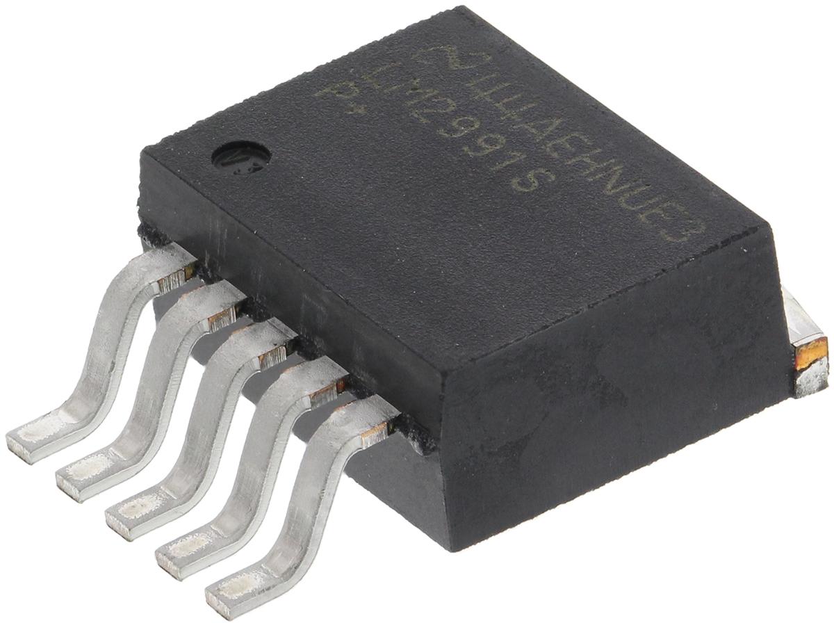 Produktfoto 1 von Texas Instruments Spannungsregler 1A, 1 Niedrige Abfallspannung D2PAK (TO-263), 5-Pin, Einstellbar