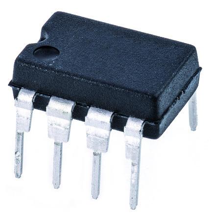 Produktfoto 1 von Texas Instruments Operationsverstärker Präzision THT MDIP, einzeln typ. 5 → 15 V, 8-Pin